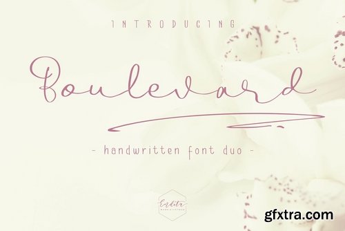 CM - Boulevard - Handwritten Font Duo 2181565