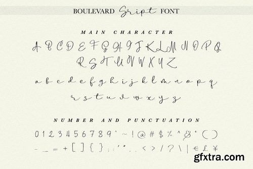 CM - Boulevard - Handwritten Font Duo 2181565