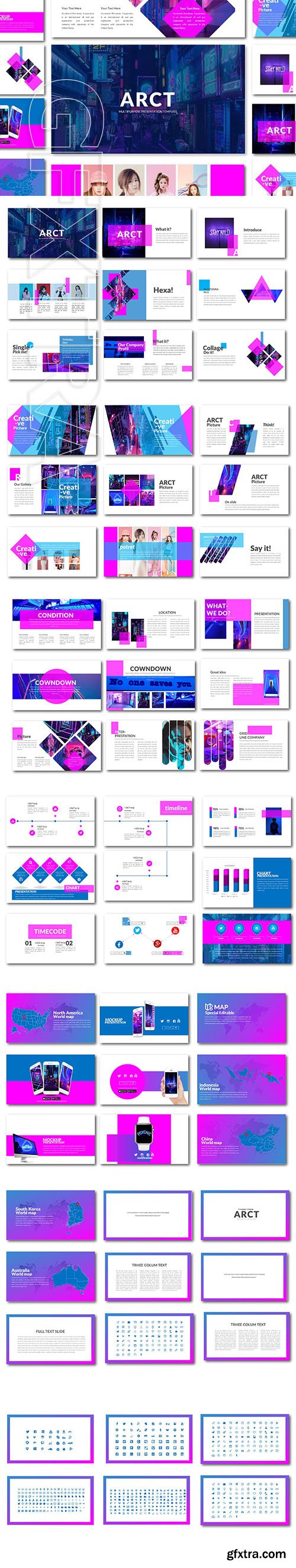 CreativeMarket - Multipurpose Powerpoint Presentation 2180089