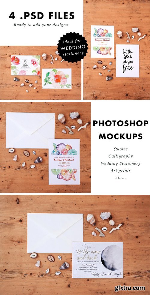 CM - Quotes & Wedding Stationery Mockups 1868407