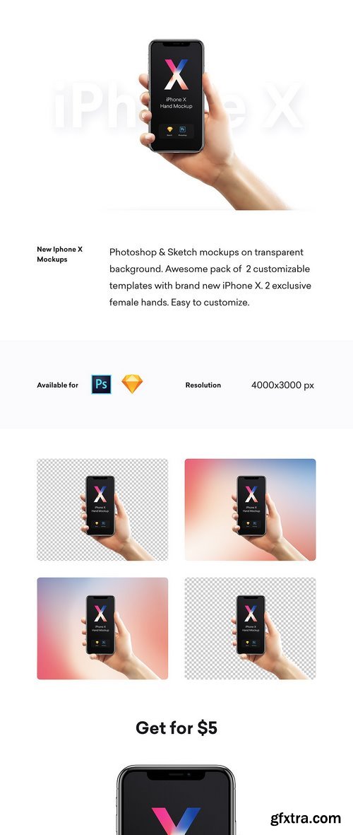 CM - New iPhone X Hands Mockups 1843014