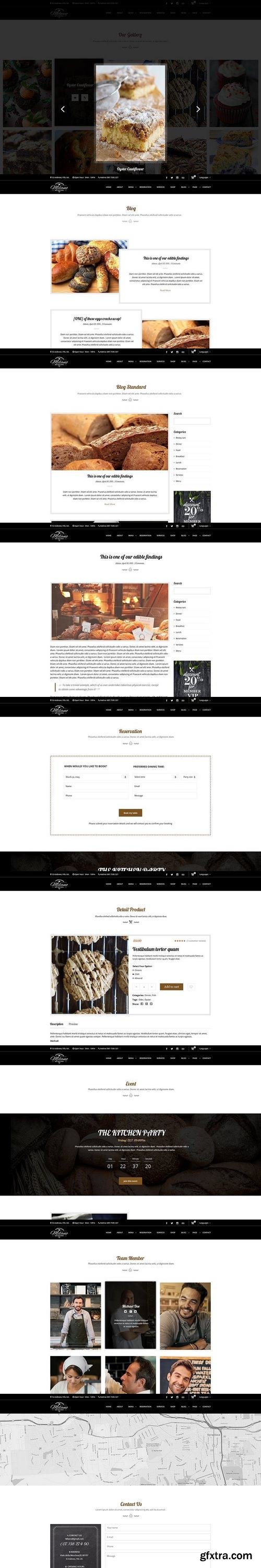 CM - Milano - PSD Template for Bakery 1842968