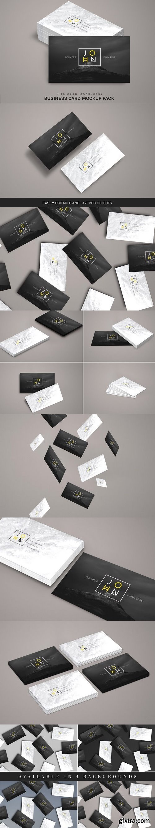 CM - Business Card Mockup Bundle 1759369