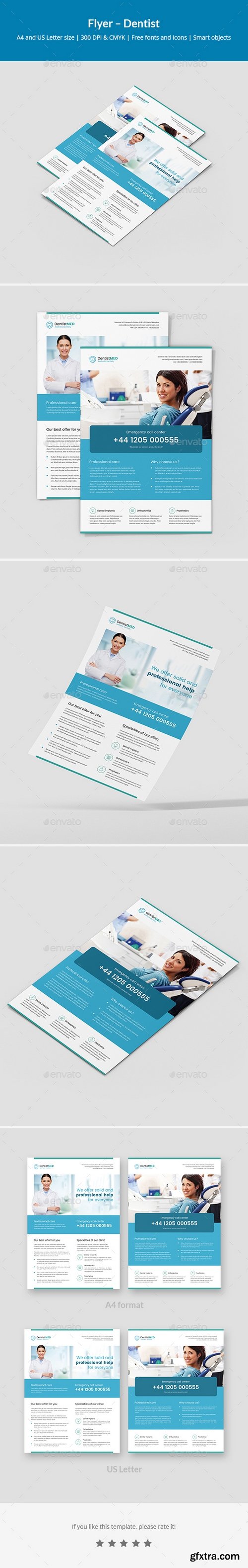 Graphicriver - Flyer – Dentist 21207087