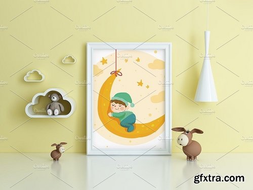 CM - Kids Room Frame Mockups 2166321