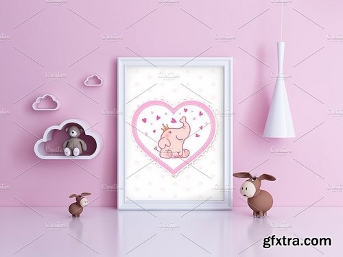 CM - Kids Room Frame Mockups 2166321