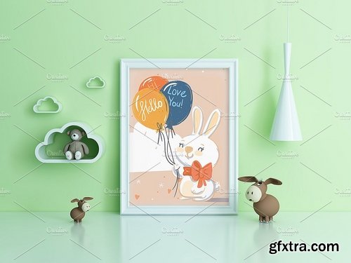 CM - Kids Room Frame Mockups 2166321