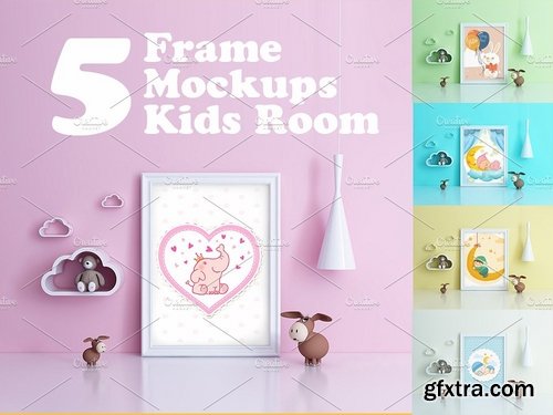 CM - Kids Room Frame Mockups 2166321