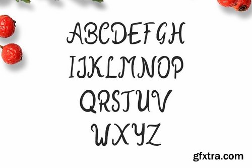 CM - New Year 2018 Brush Font 2177146