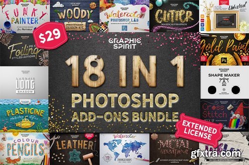 CM - 18 IN 1 Photoshop Bundle SALE 1811554