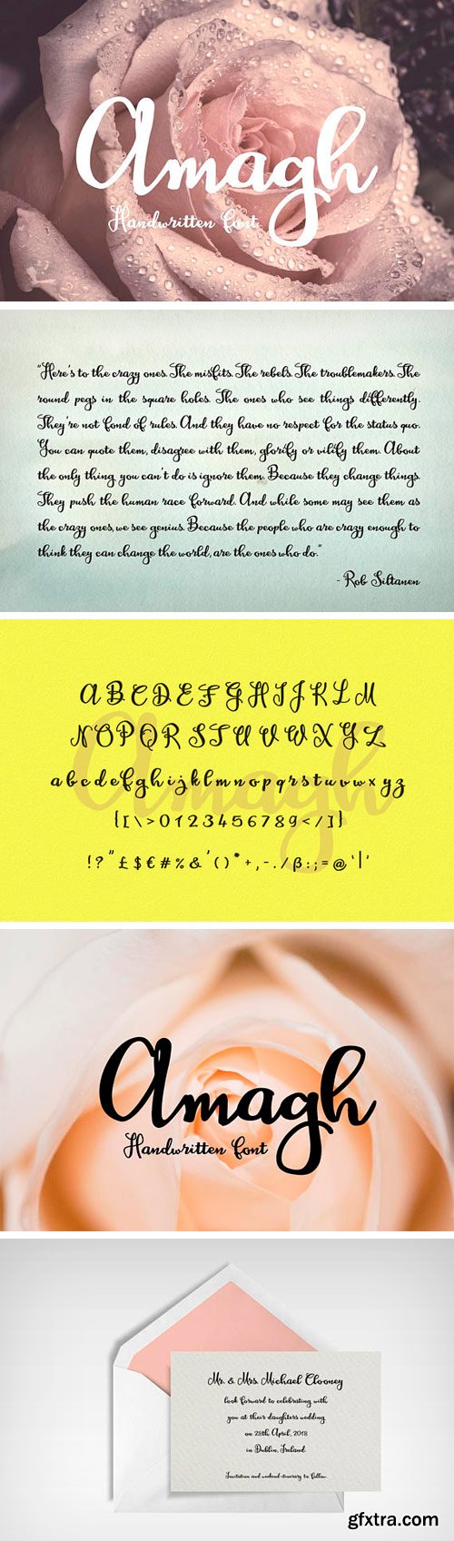 Amagh Script Font