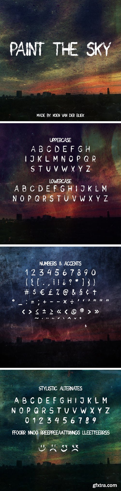 Paint the Sky Font