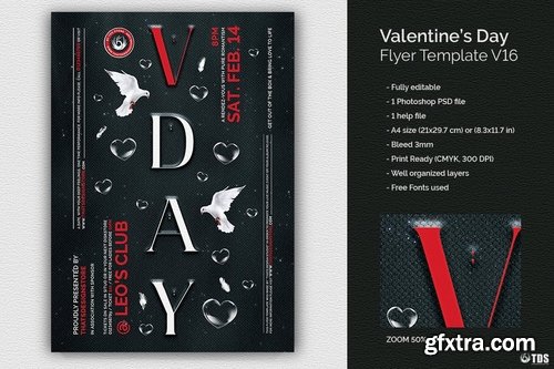 GraphicRiver - Valentines Day Flyer Template V16 21209913