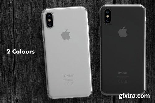 CM - Iphone X clear case mock-up 2166485