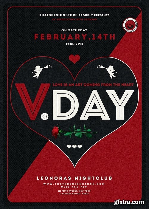 GraphicRiver - Valentines Day Flyer Template V17 21211611