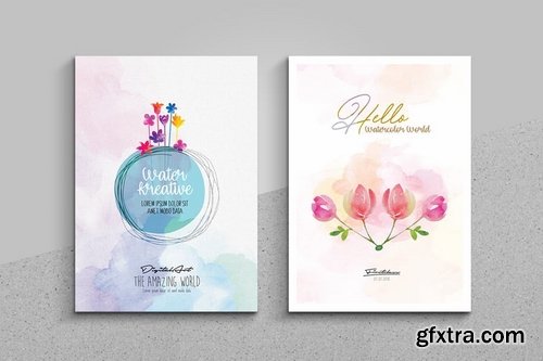 Watercolor Creator Graphics Pack