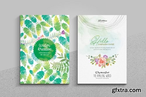 Watercolor Creator Graphics Pack