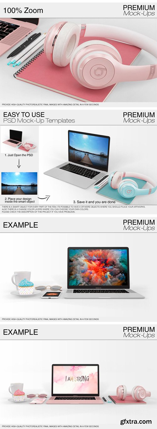 CM - Laptop Mockup Set 2148347