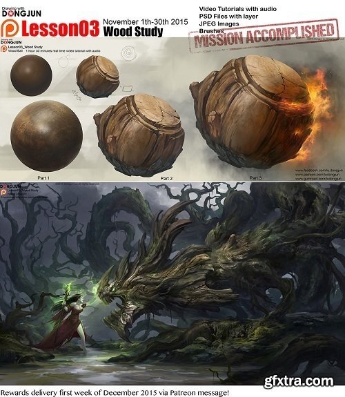 Gumroad - Lesson 03 - Wood Study