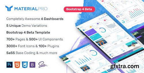 ThemeForest - MaterialPro v2.2.1 - Material Design Bootstrap 4 Admin Template - 20203944