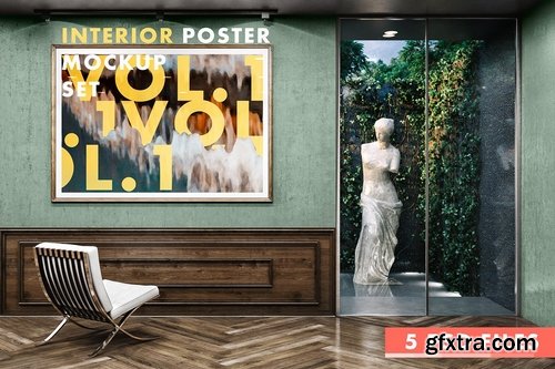 CM - Great Interior Poster MockUp Set 1865695