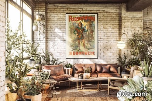 CM - Great Interior Poster MockUp Set 1865695