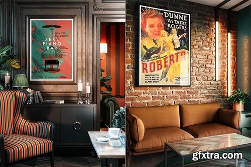 CM - Great Interior Poster MockUp Set 1865695