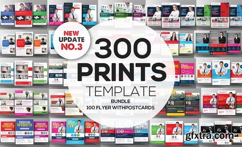 CM - 350+ Print Templates Bundle 2177561