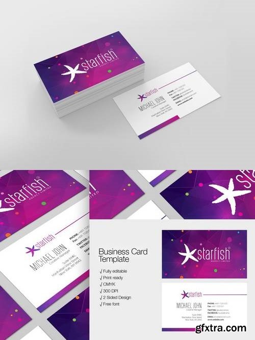 Dark Minimal Creative Business Card