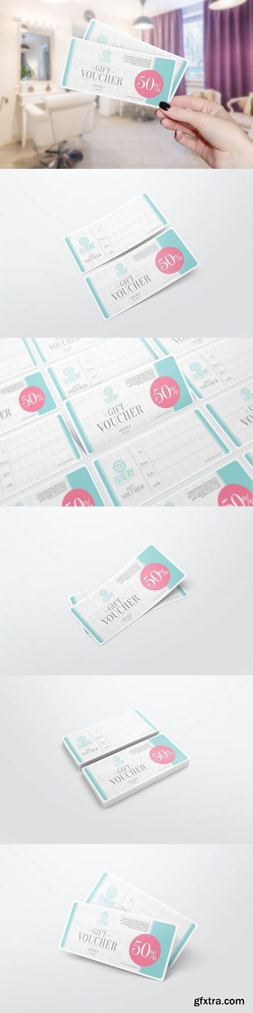 Gift Voucher Mockups