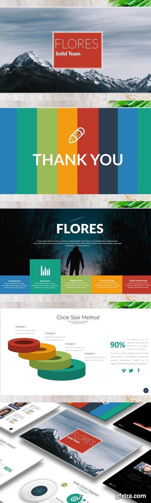 FLORES Powerpoint Template