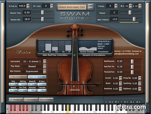 Audio Modelling SWAM Engine SWAM Violin v2.0.1 CE-V.R