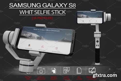 CM - Selfie Samsung Galaxy S8 Mockup 2108315