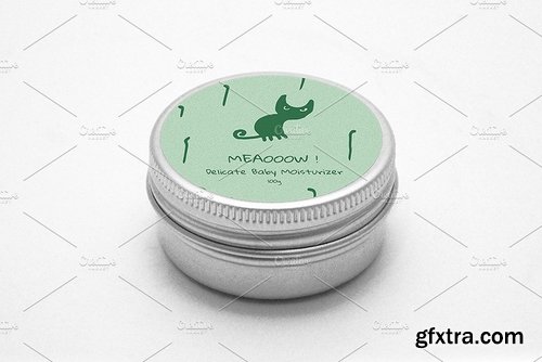 CM - Single Tin Jar Mockup 2076562