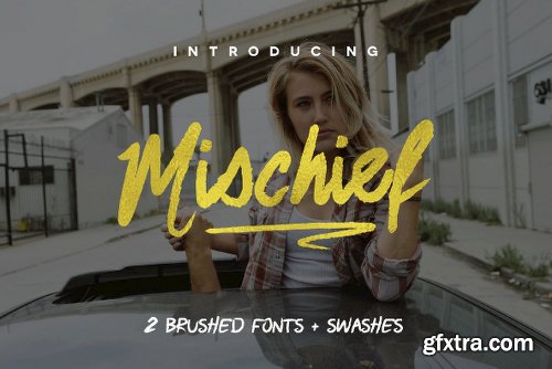 Mischief Font Family - 3 Fonts