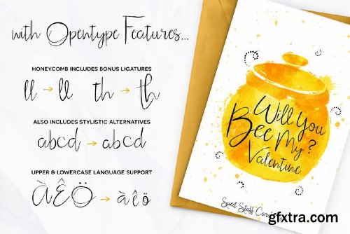 Honeycomb Font Family - 2 Fonts