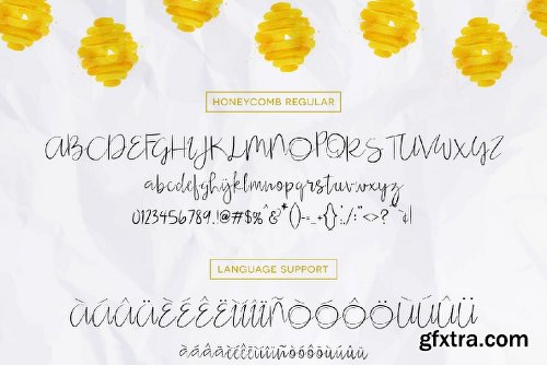 Honeycomb Font Family - 2 Fonts