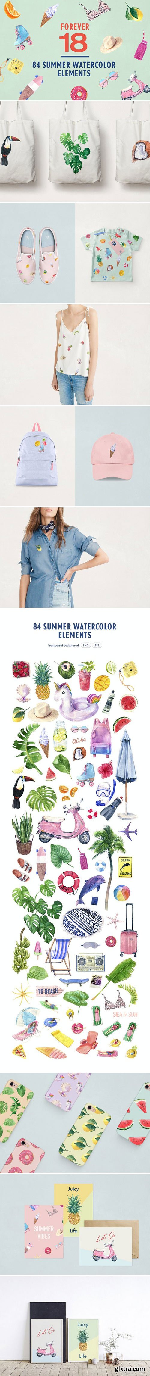 CM - Forever 18 Summer Watercolor Bundle 2103229