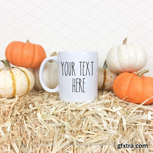 CM - Autumn Mug Mock up Photo Bundle 1908703