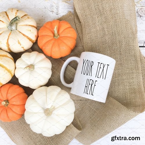 CM - Autumn Mug Mock up Photo Bundle 1908703