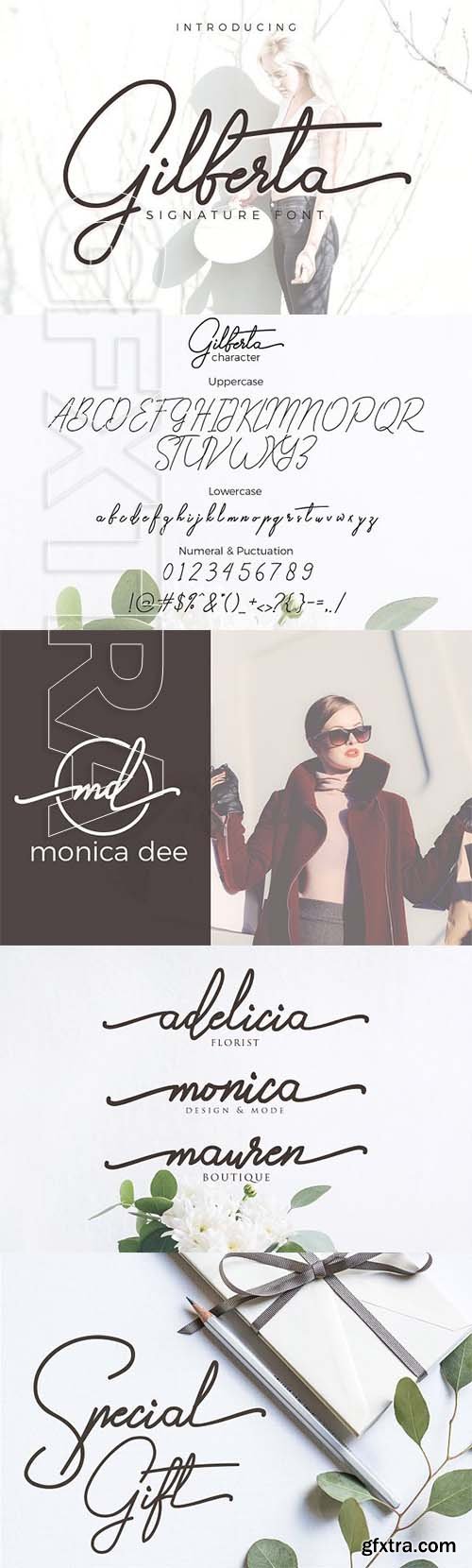 CreativeMarket - Gilberta - Signature Font 2196845