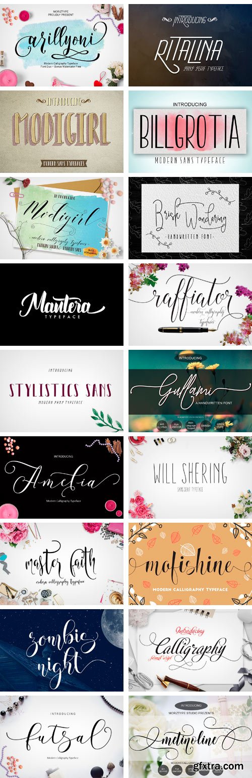 CM - Font Bundle Special 2018 2174153