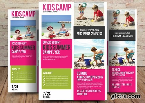 CM - Kids Summer Camp Flyer Template 2183565