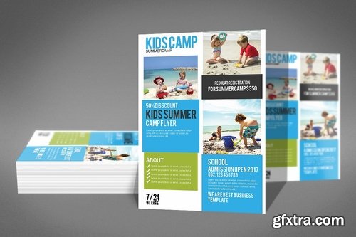 CM - Kids Summer Camp Flyer Template 2183565