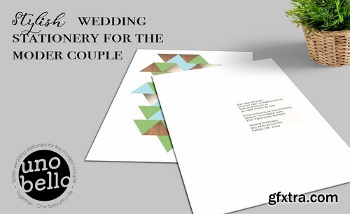 CM - Avenue Modern Wedding Stationery 1327992