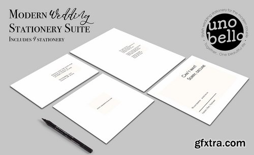 CM - Avenue Modern Wedding Stationery 1327992