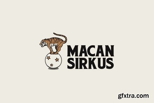 Macan Sirkus Logo Template