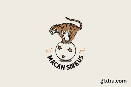 Macan Sirkus Logo Template