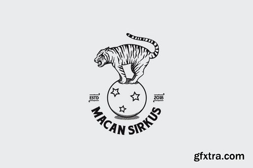 Macan Sirkus Logo Template