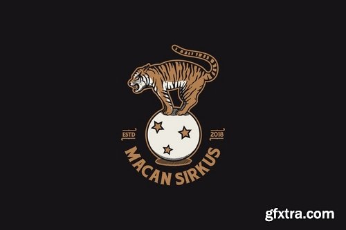 Macan Sirkus Logo Template